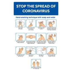 Stop the Spread of Coronavirus Sign