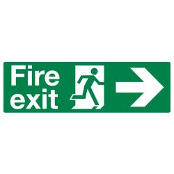Fire Exit Right Arrow