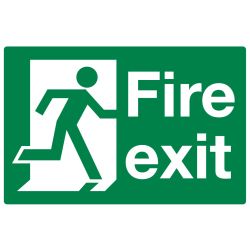 Fire Exit Running Man