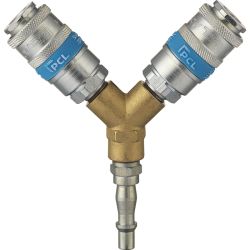 PCL Airflow Twin Coupling