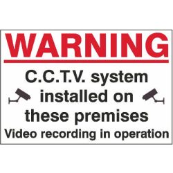 Warning CCTV