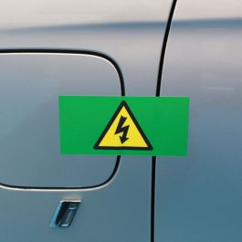 High Voltage Reusable Stickers