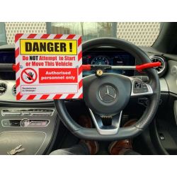 Steering Wheel Lockout & Sign